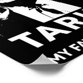 Tariff Is My Favorite Word Trump Funny Saying ポスター (角)