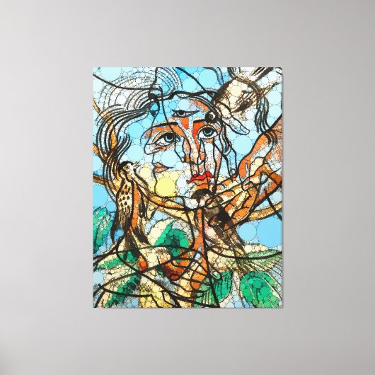 Tarin, Infinity Dots by After Francis Picabia キャンバスプリント (正面)