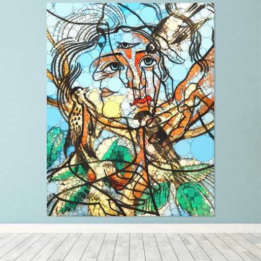 Tarin, Infinity Dots by After Francis Picabia キャンバスプリント (インサイチュ (ウッドフロア))