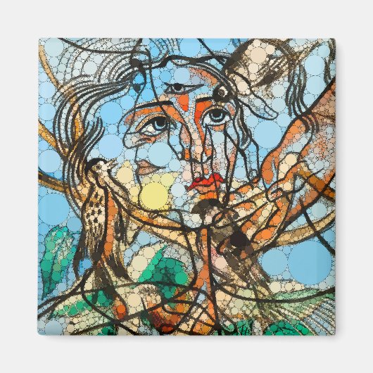 Tarin, Infinity Dots by After Francis Picabia マグネット (正面)