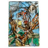 Tarin, Infinity Dots by After Francis Picabia ミディアムペーパーバッグ (裏面)