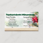 Tarjas de Negocio Tamalesの名刺 名刺 (裏面)