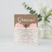 Tarjetaの詐欺のoracionのパラグラフのinvitados de Bautizo インビテーションポストカード (スタンド正面)