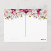 Tarjeta郵便フローラ- Personalizable ポストカード (裏面)