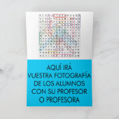 Tarjeta 1º dame nombres 656732214. Soy PROfe カード (内部)