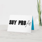 Tarjeta 1º dame nombres 656732214. Soy PROfe カード (正面)
