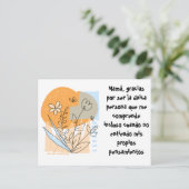 Tarjeta agradecimiento de comprension ポストカード (スタンド正面)