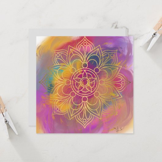 Tarjeta atrapasueños カード (正面/裏面インサイチュ)