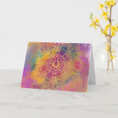 Tarjeta atrapasueños  カード (黄色い花)