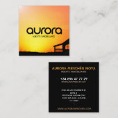 TARJETA AURORA スクエア名刺 (正面/裏面)