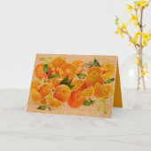 Tarjeta Bitter Oranges from Capri (Cretonne Editio カード (黄色い花)