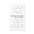 TARJETA BLANCA DISEÑO GRÁFICO ELEGANTE SIMPLE