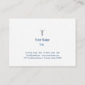 Tarjeta comercial Doctor 名刺 (裏面)