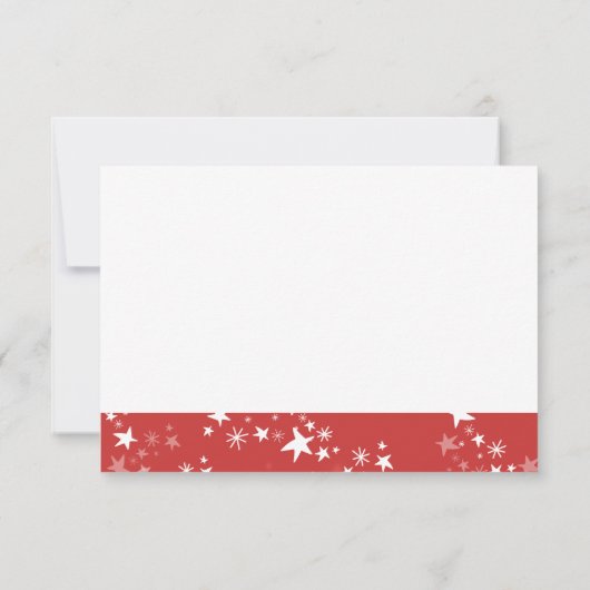 Tarjeta con sobre de la corona navideña (裏面)