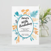 Tarjeta cumpleaños con diseño original 招待状 (スタンド正面)