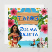 Tarjeta cumpleaños Mohana シーズンカード (正面/裏面)