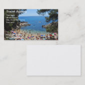 tarjeta de agencia de viajes 名刺 (正面/裏面)