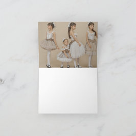 Tarjeta De Agradecimiento Bailarinas románticas サンキューカード