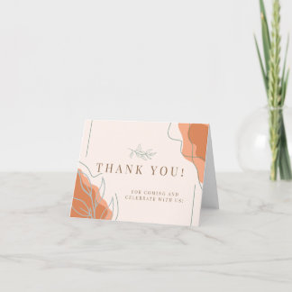 Tarjeta De Agradecimiento Boho Thank you card サンキューカード