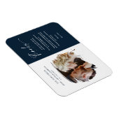 Tarjeta De Agradecimiento Brusstoke写真モダン（Tarjeta D マグネット (右側)