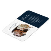 Tarjeta De Agradecimiento Brusstoke写真モダン（Tarjeta D マグネット (左側)