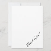 Tarjeta de agradecimiento con Gorila 招待状 (裏面)