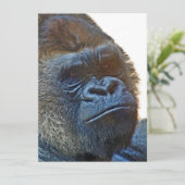 Tarjeta de agradecimiento con Gorila 招待状 (スタンド正面)
