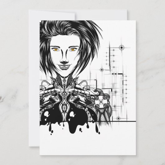 Tarjeta de agradecimiento plana サンキューカード (正面)