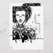 Tarjeta de agradecimiento plana サンキューカード (正面/裏面)