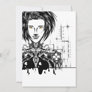 Tarjeta de agradecimiento plana サンキューカード