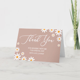 Tarjeta De Agradecimiento Thank yoy card boho Dais サンキューカード