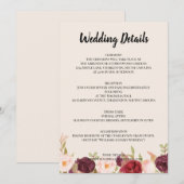 Tarjeta de anuncios plana 案内状 (正面/裏面)