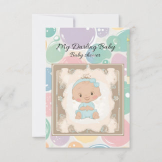 tarjeta de baby shower 招待状