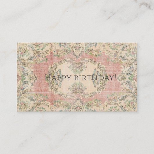 Tarjeta de cumpleaños 名刺 (正面)