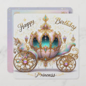 Tarjeta de Cumpleaños Princess (正面/裏面)