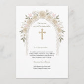 Tarjeta de Detalles de Boda Catolica  エンクロージャーカード (正面)