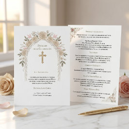 Tarjeta de Detalles de Boda Catolica  エンクロージャーカード
