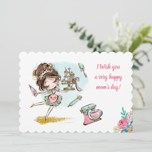Tarjeta de Felicitación para mamá 招待状 (スタンド正面)