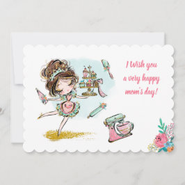 Tarjeta de Felicitación para mamá 招待状