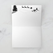 Tarjeta de felicitación plegada de año nuevo linda カード (内部)