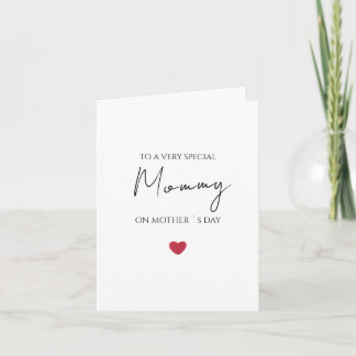 Tarjeta de felicitación plegada muther day シーズンカード