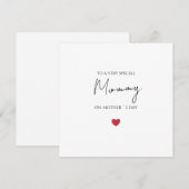 Tarjeta de felicitación plegada muther day シーズンカード (正面/裏面)