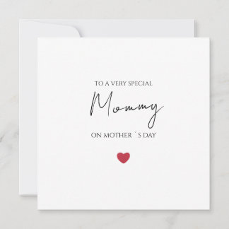 Tarjeta de felicitación plegada muther day シーズンカード