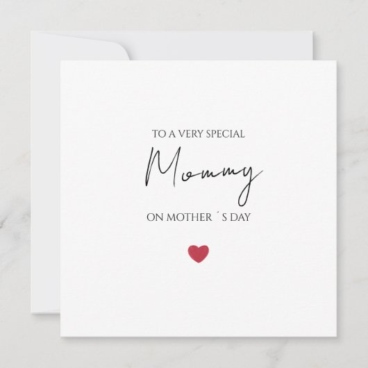 Tarjeta de felicitación plegada muther day シーズンカード (正面)