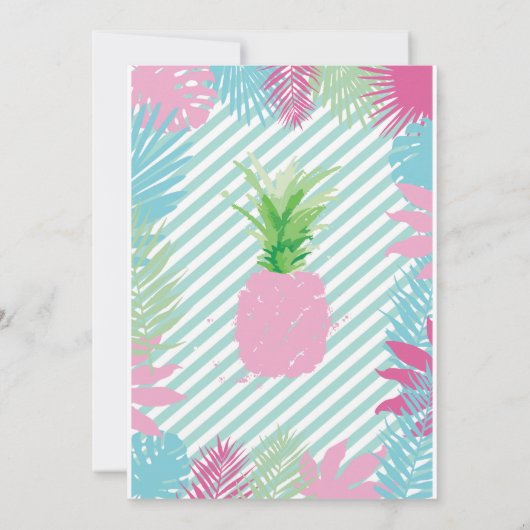 Tarjeta de Invitación Flamenco Baby 招待状 (裏面)