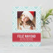 Tarjeta de Navidad de Fotos | Modelo de Ikat シーズンカード (スタンド正面)