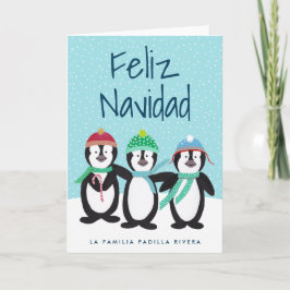Tarjeta de Navidad de Los Pingüinos シーズンカード