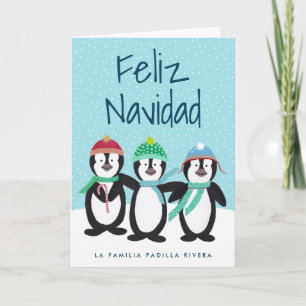 Tarjeta de Navidad de Los Pingüinos シーズンカード