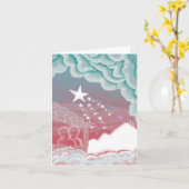 Tarjeta de Navidad grafiti カード (黄色い花)