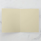 Tarjeta de Navidad ilustración hojas abeto verde カード (内部)